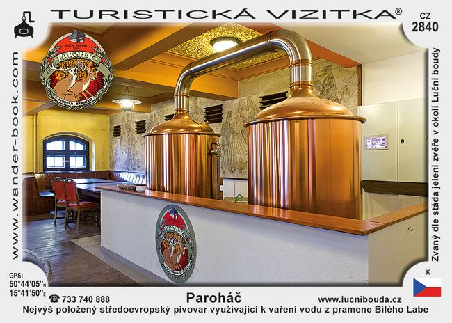 Paroháč černá bílá