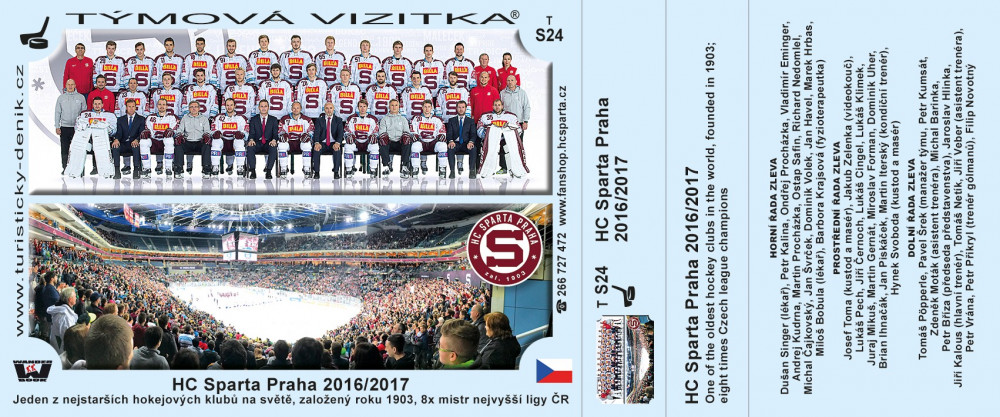 Hc Sparta Prag 2016 2017